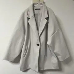 【美品】オーバーサイズテーラードジャケット コート