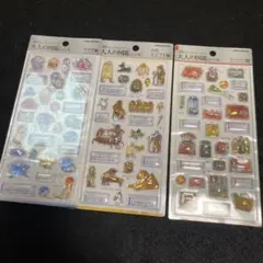 正規品　大人の図鑑　3D シール　3枚セット クラゲ　エジプト　スーパー