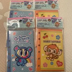 セリア　6穴シール帳　エンジェルブルー　デイジーラヴァーズ　4点セット