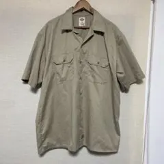 Dickies★半袖ワークシャツ★ベージュ★XLのサムネイル