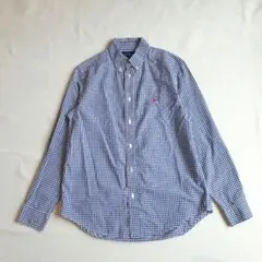 Ralph Lauren　キッズL(14ー16)　長袖シャツ　ギンガムチェック
