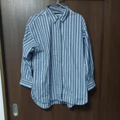 DoCLASSE ストライプ長袖シャツ