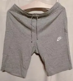 NIKE　ナイキ　スウェットパンツ　フレンチテリー　グレー　ハーフパンツ