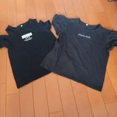 ブラックTシャツ 2枚セット 140サイズ