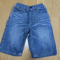 エドウィン　デニム　ハーフパンツ　130