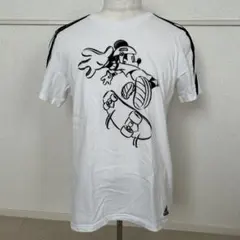 adidas アディダス ミッキー 半袖 Tシャツ メンズ L 白 スケボー