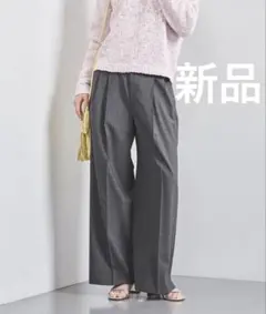 新品　タック イージーパンツ UNITED ARROWS ワイドパンツ