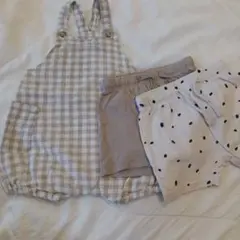 ZARA ベビー　ロンパース　6-9m　H&M　パンツ4-6mのサムネイル