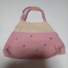 未使用　Sybilla シビラ バッグ型ポーチ ピンク 刺繍　汚れありのサムネイル