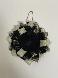ロゼット 黒 金 痛バック