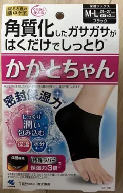 小林製薬 かかとちゃん M-Lサイズ ブラックのサムネイル