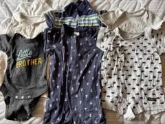 【美品】夏生まれ ベビー服 ロンパース 6点セット