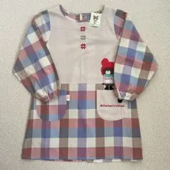 新品★くまのがっこう ジャッキー 保育士 割烹着 スモック M〜Lサイズ