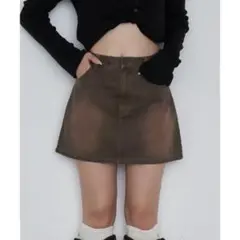 限定値下げ【新品】Ray Cassin ピグメントデニムミニ ミニスカート