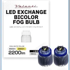 ヴァレンティ LEDフォグ ホワイト/イエローのサムネイル