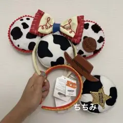 即日発送❣️上海香港ディズニー　トイストーリー　ウッディジェシーカチューシャセット