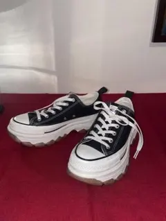 Converse ALL STAR 厚底スニーカー ブラック　25cm