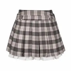 andmary Sonia lace up mini skirt brown M - メルカリ
