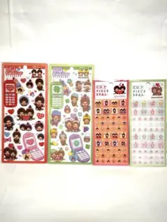 モンチッチ タイルシール 平成はっぴーフォン4枚セット