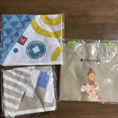 もへじ 手ぬぐいエコバッグ 2種セット 大丸エコバッグ1つのサムネイル