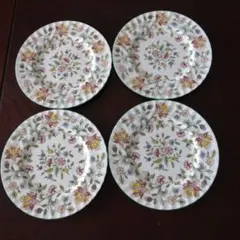 MINTON ミントン 花柄 皿 20.5cm 4枚セット