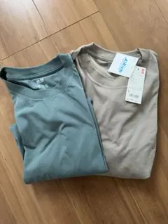 ユニクロ エアリズム UVカット クルーネックT  ２枚セット