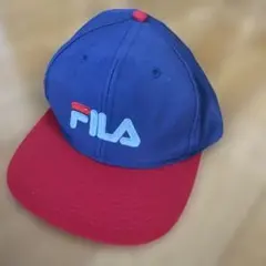 FILA 青 赤 キャップのサムネイル