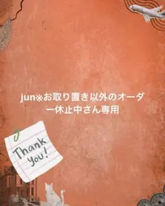 jun※お取り置き以外のオーダー休止中さん専用