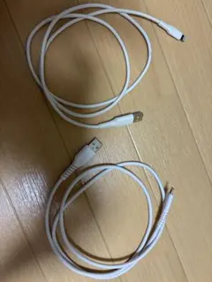 Lightningケーブル USB ホワイト 2本セット
