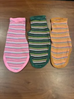 犬用　ストライプ柄服 3点セット