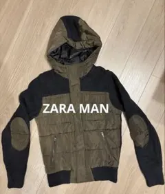 ZARA MAN フード付きジャケット