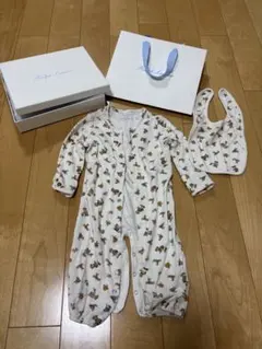 【値下げ】Ralph Lauren★70cmロンパース ビブ付き