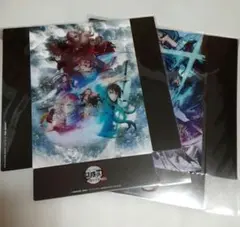 鬼滅の刃　映画特典　キービジュアルクリアスタンド2枚