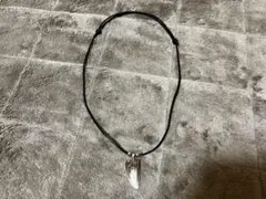 北海道アイヌアート工芸品エゾ鹿の角彫刻ペンダントネックレス