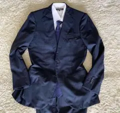 green label relaxing セットアップ ウィンドウペン ネイビー