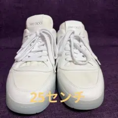 JIMMY CHOO ホワイトスニーカー　サイズ40 25センチ