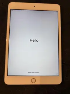 Apple iPad mini3 silver Wi-Fiモデル 16GB 箱無