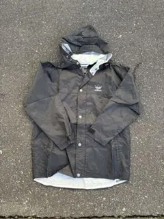 90s adidas ナイロンジャケット 黒 古着 ストリート M