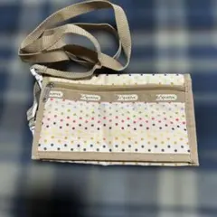 超美品！LeSportsac ショルダー付きウォレット