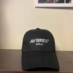 AVIREX 黒 キャップ