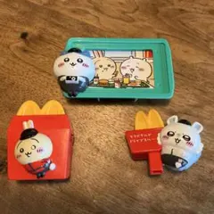 ［美品］ハッピーセット、ちいかわ3点セット、バラ売り不可、箱無し、使用感ゼロ。