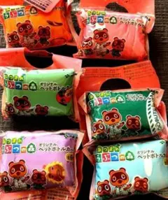 あつまれどうぶつの森 ペットボトルカバー 6種類 コンプ　ファミマ