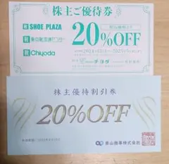青山商事　株主優待割引券　1枚　チヨダ　1枚