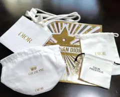 Dior ゴールドショッパー・ポーチ5点セット