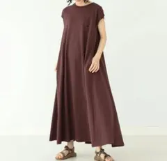 Champion × BEAMS BOY / 別注 Aライン ノースリーブドレス