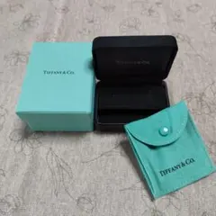 正規品美品ティファニー ジュエリーボックス 空箱 ピアスアクセサリーケース外袋付