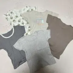 半袖肌着　5枚セット 100cm