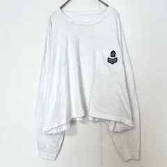 PRIDE バックプリントカットソー 38 白 刺繍 ワッペン ゆったりのサムネイル