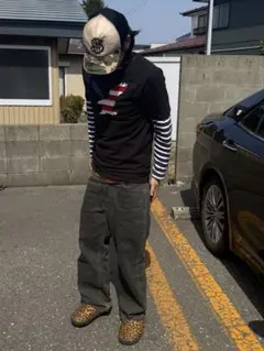 swag デニム　平成　y2k Aライン バギーデニム