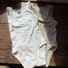 H&M ベビー肌着 タンクトップ 6-9ヶ月 2枚セット